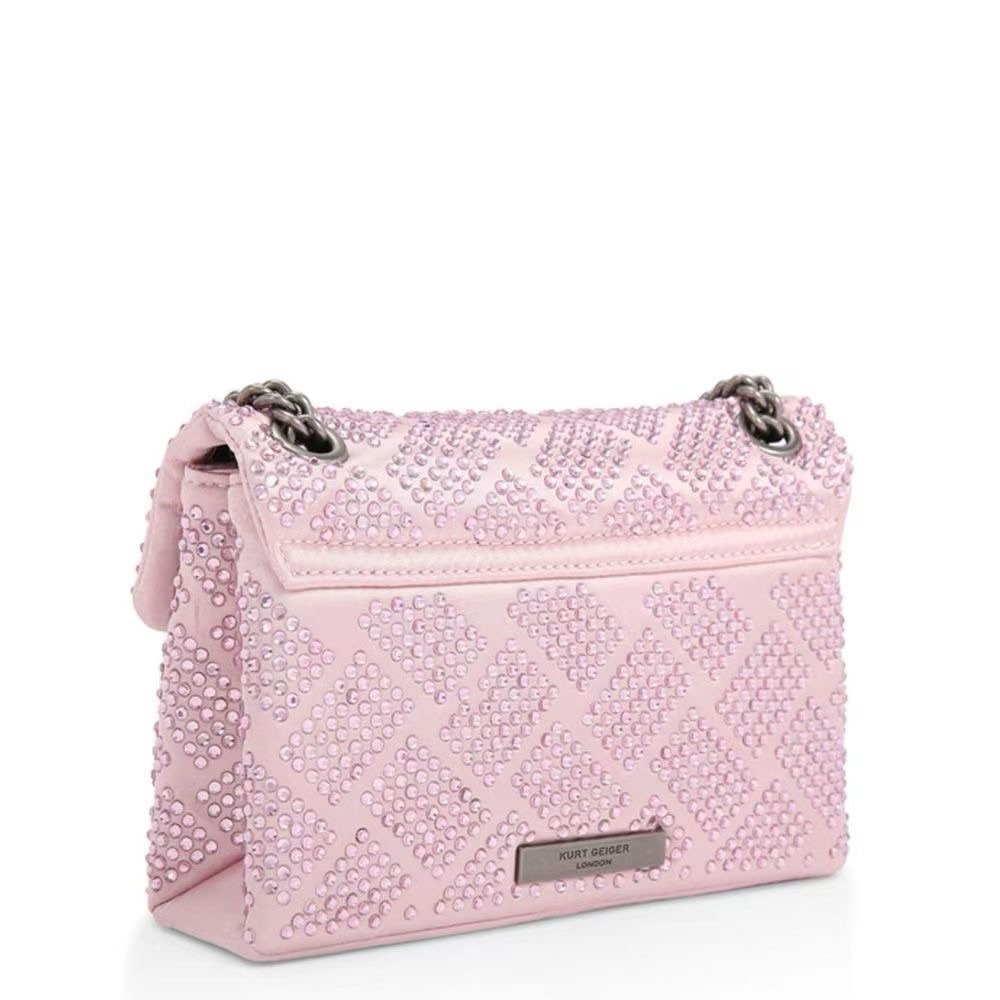 Kurt Geiger Mini Pink Shoulder Bag - Designer Style - Picture 2 of 4